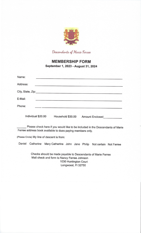 membership form 2023-2024